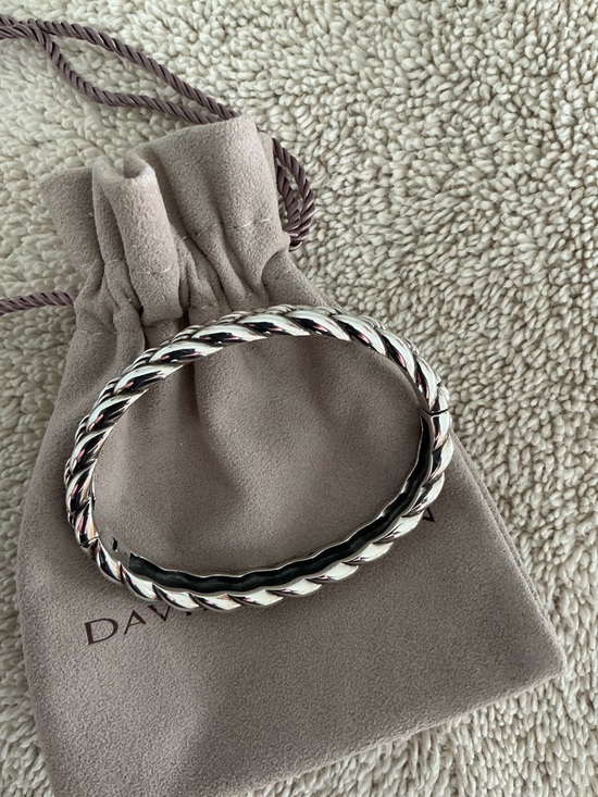David Yurman Jewelry - David Yurman Silver Woven Cable Bracelet